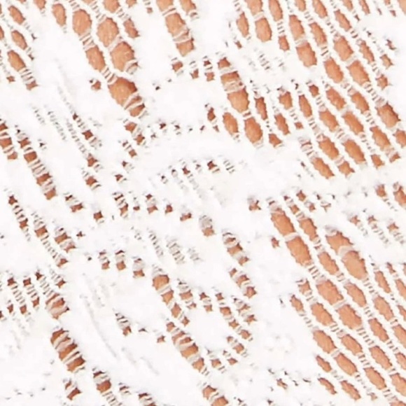 NEW M Free People Lace Long Sleeve Layering Top - Picture 7 of 11